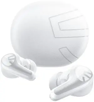 VoltSync C30 Hybrid ANC Earbuds with LDAC Hi-Res Audio, 52H Playtime -52dB Adaptive Noise Cancelling Earbuds, 6-Mic Clear Call, 12mm Driver, Bluetooth 6.0, Multi-Point, IP54 for Daily Use - White VoltSync C30 Hybrid ANC Earbuds with LDAC Hi-Res Audio, 52H Playtime -52dB Adaptive Noise Cancelling Earbuds, 6-Mic Clear Call, 12mm Driver, Bluetooth 6.0, Multi-Point, IP54 for Daily Use - White