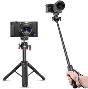VoltSync MT-73 Extension Pole Tripod, Mini Selfie Stick Tripod Stand Handle Grip for Webcam Canon G7X Mark III Sony ZV-1 RX100 VII A6400 A6600 Cameras Vlogging VoltSync MT-73 Extension Pole Tripod, Mini Selfie Stick Tripod Stand Handle Grip for Webcam Canon G7X Mark III Sony ZV-1 RX100 VII A6400 A6600 Cameras Vlogging