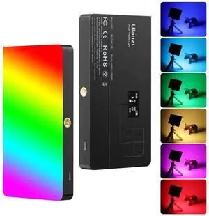 VoltSync LT002 RGB Video Light, Portable LED Camera Light Panel 0-360 Full Color, CRI 95+ 2500-9000K LED Video Light, 4000mAh Rechargeable LED DSLR Lighting for Vlogging, Photography, Video Recording VoltSync LT002 RGB Video Light, Portable LED Camera Light Panel 0-360 Full Color, CRI 95+ 2500-9000K LED Video Light, 4000mAh Rechargeable LED DSLR Lighting for Vlogging, Photography, Video Recording