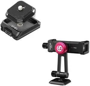 VoltSync MA51 Metal Phone Tripod Mount with UKA01 Camera Quick Release VoltSync MA51 Metal Phone Tripod Mount with UKA01 Camera Quick Release