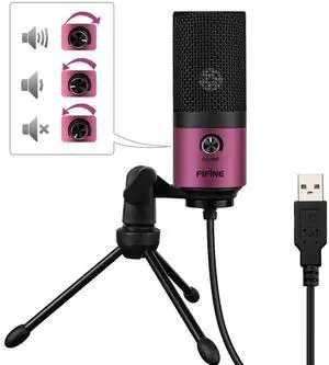 VoltSync Pink USB Mic and Studio Headphones for Recording, USB Podcasting Condenser Microphone On Computer/PS4/PS5,Wired Headphones 3.5mm/6.35mm for Streaming Recording Podcast Monitoring (K669+H8) VoltSync Pink USB Mic and Studio Headphones for Recording, USB Podcasting Condenser Microphone On Computer/PS4/PS5,Wired Headphones 3.5mm/6.35mm for Streaming Recording Podcast Monitoring (K669+H8)
