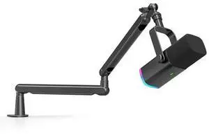 VoltSync Gaming Microphone and Low Profile Arm Stand Bundle, XLR/USB Dynamic Mic with Mute Button, RGB Light, Desktop Stand, Adjustable Boom Arm Kit with Screw Adapter for Streaming Studio (AM8+BM88) VoltSync Gaming Microphone and Low Profile Arm Stand Bundle, XLR/USB Dynamic Mic with Mute Button, RGB Light, Desktop Stand, Adjustable Boom Arm Kit with Screw Adapter for Streaming Studio (AM8+BM88)