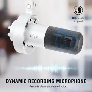 VoltSync XLR Mic Set with Boom Arm Stand, USB PC Podcast Microphone with Tap-to-Mute, Gain Knob, Headphones Jack for Streaming Recording, Metal Heavy Duty Mic Stand (K688W+BM63W) VoltSync XLR Mic Set with Boom Arm Stand, USB PC Podcast Microphone with Tap-to-Mute, Gain Knob, Headphones Jack for Streaming Recording, Metal Heavy Duty Mic Stand (K688W+BM63W)