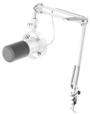 VoltSync XLR Dynamic Microphone with Boom Arm Kit for Vocal, Recording, Studio Podcast Mic Bundle with Metal Arm Stand, Tap-to-Mute, 3.5mm Headphone Jack for Streaming, Music Creation (K688W+CS1W) VoltSync XLR Dynamic Microphone with Boom Arm Kit for Vocal, Recording, Studio Podcast Mic Bundle with Metal Arm Stand, Tap-to-Mute, 3.5mm Headphone Jack for Streaming, Music Creation (K688W+CS1W)