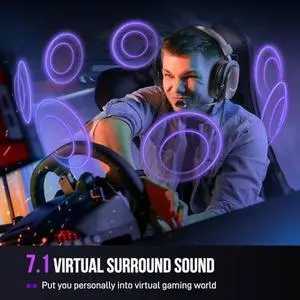Gaming Headset & Mic Kit,USB Condenser Microphone with Quick Mute, RGB Control,3.5mm Monitor Headphone Jack, PC 3.5mm Headset with 7.1 Surround Sound & Control Box for Streaming/PS5-A8+H9 Gaming Headset & Mic Kit,USB Condenser Microphone with Quick Mute, RGB Control,3.5mm Monitor Headphone Jack, PC 3.5mm Headset with 7.1 Surround Sound & Control Box for Streaming/PS5-A8+H9