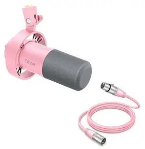 VoltSync XLR/USB Dynamic Microphone & XLR Cable Bundle, Studio Podcast Mic with Mute Button, Gain & Headphones Monitoring,5.9ft Male-to-Female Cord for Streaming, Recording-(K688P+L9CP) VoltSync XLR/USB Dynamic Microphone & XLR Cable Bundle, Studio Podcast Mic with Mute Button, Gain & Headphones Monitoring,5.9ft Male-to-Female Cord for Streaming, Recording-(K688P+L9CP)