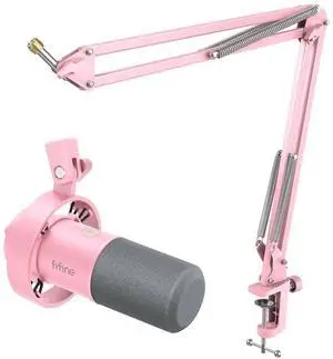 VoltSync XLR/USB Microphone Set with Boom Arm, Recording Dynamic Microphone with Gain Knob, Headphone Jack, Adjustable Metal Mic Arm Stand for Podcast-K688P+CS1P VoltSync XLR/USB Microphone Set with Boom Arm, Recording Dynamic Microphone with Gain Knob, Headphone Jack, Adjustable Metal Mic Arm Stand for Podcast-K688P+CS1P