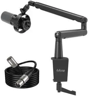 VoltSync Dynamic Microphone with XLR Cable and Low Profile Arm Stand Set, XLR/USB Recording PC Mic Mute Button & 9.8ft Balanced 3 PIN XLR Male to Female Cable and Metal Boom Arm-K688+BM88+L9 VoltSync Dynamic Microphone with XLR Cable and Low Profile Arm Stand Set, XLR/USB Recording PC Mic Mute Button & 9.8ft Balanced 3 PIN XLR Male to Female Cable and Metal Boom Arm-K688+BM88+L9