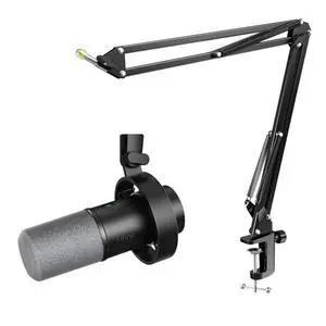 VoltSync Dynamic Microphone and Suspension Scissor Mic Stand Kit, XLR/USB Podcast PC Mic with Mute, Volume Control for Recording, Boom Arm Stand Set with Heavy Duty Clamp for Voice-Over (K688+CS1) VoltSync Dynamic Microphone and Suspension Scissor Mic Stand Kit, XLR/USB Podcast PC Mic with Mute, Volume Control for Recording, Boom Arm Stand Set with Heavy Duty Clamp for Voice-Over (K688+CS1)