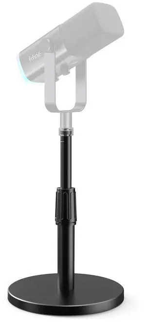 VoltSync Desktop Microphone Stand, Heavy-Duty Metal Adjustable Table Mic Stand with 5/8" Male to 3/8" Female Screw Adapter, 4 Non-Slip Pads Compatible with Microphones for Recording, Streaming-BS1 VoltSync Desktop Microphone Stand, Heavy-Duty Metal Adjustable Table Mic Stand with 5/8" Male to 3/8" Female Screw Adapter, 4 Non-Slip Pads Compatible with Microphones for Recording, Streaming-BS1