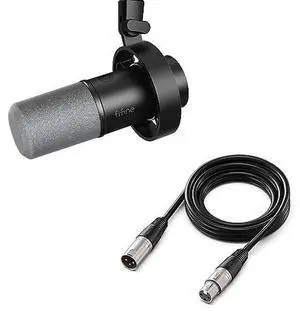VoltSync Dynamic Microphone with XLR Cable Bundle, XLR/USB Recording Studio PC Mic for Vocal, Voice-Over, Microphone Audio Cable Set Compatible with Mixer, Audio Interface for Streaming (K688+L9) VoltSync Dynamic Microphone with XLR Cable Bundle, XLR/USB Recording Studio PC Mic for Vocal, Voice-Over, Microphone Audio Cable Set Compatible with Mixer, Audio Interface for Streaming (K688+L9)