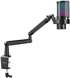 VoltSync Gaming USB Microphone and Microphone Arm Stand,RGB Condenser PC Computer Mic with 4 Polar Patterns,Boom Arm Stand with Desk Mount Clamp,Screw Adapter,for Podcast Streaming Studio(A8plus+BM88) VoltSync Gaming USB Microphone and Microphone Arm Stand,RGB Condenser PC Computer Mic with 4 Polar Patterns,Boom Arm Stand with Desk Mount Clamp,Screw Adapter,for Podcast Streaming Studio(A8plus+BM88)