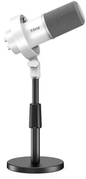 VoltSync Studio XLR Dynamic Microphone with Desktop Mic Stand Kit, XLR/USB Podcast Microphone with Quick Mute,Gain Knob, Heavy-Duty Metal Adjustable Table Stand for Streaming Recording-K688W+BS1 VoltSync Studio XLR Dynamic Microphone with Desktop Mic Stand Kit, XLR/USB Podcast Microphone with Quick Mute,Gain Knob, Heavy-Duty Metal Adjustable Table Stand for Streaming Recording-K688W+BS1