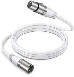 VoltSync XLR Cable, 5.9ft Balanced 3-Pin Microphone Cable for Home Studio Recording,Male to Female XLR Cord for Microphone,Aduio Interface,Streaming-L9CW VoltSync XLR Cable, 5.9ft Balanced 3-Pin Microphone Cable for Home Studio Recording,Male to Female XLR Cord for Microphone,Aduio Interface,Streaming-L9CW