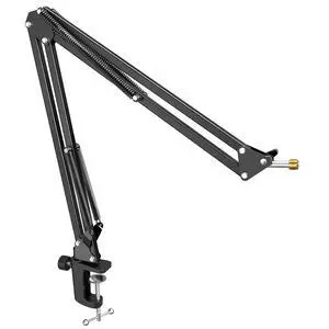 VoltSync Microphone Arm Stand, FIFINE Suspension Boom Scissor Mic Stand with Heavy Duty Clamp, 3/8" to 5/8" Adapter, for Voice-Over, Gaming, Recording, Studio, Home Office (CS1) VoltSync Microphone Arm Stand, FIFINE Suspension Boom Scissor Mic Stand with Heavy Duty Clamp, 3/8" to 5/8" Adapter, for Voice-Over, Gaming, Recording, Studio, Home Office (CS1)