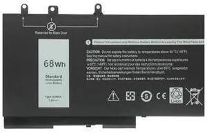 68Wh 93FTF battery for dell Latitude E5280 E5480 E5290 Precision 3520 68Wh 93FTF battery for dell Latitude E5280 E5480 E5290 Precision 3520