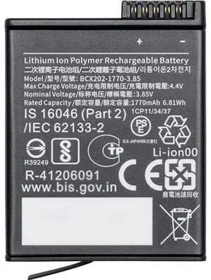 BCX202-1770-3.85 Replacement Battery for DJI Osmo Action 5 Pro/Action 4/Action 3 3.85V 2100mAh High-Capacity Li-ion, Extreme Temperature & Fast Charging Support BCX202-1770-3.85 Replacement Battery for DJI Osmo Action 5 Pro/Action 4/Action 3 3.85V 2100mAh High-Capacity Li-ion, Extreme Temperature & Fast Charging Support