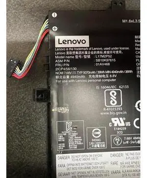 39WH L17M2P52 battery for Lenovo Tablet 10 Tablet 10-20L3000KGE 39WH L17M2P52 battery for Lenovo Tablet 10 Tablet 10-20L3000KGE