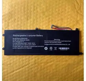 556575P-3S 7.6V 38Wh (5000mAh) Li-ion Laptop Battery for Cooyes P30 & Taipower F15 Pro - Compatible with Part Numbers 5583240P, U527278PV-3S 556575P-3S 7.6V 38Wh (5000mAh) Li-ion Laptop Battery for Cooyes P30 & Taipower F15 Pro - Compatible with Part Numbers 5583240P, U527278PV-3S