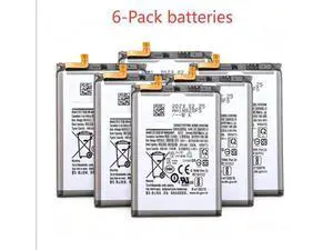 6-Pack New EB-BN985ABY 4.47V 4500mAh 17.46Wh Li-ion Battery for Samsung Galaxy Note 20 Ultra SM-N985 N986 N986U Compatible with Note 20 Ultra 5G 1 Year Warranty 6-Pack New EB-BN985ABY 4.47V 4500mAh 17.46Wh Li-ion Battery for Samsung Galaxy Note 20 Ultra SM-N985 N986 N986U Compatible with Note 20 Ultra 5G 1 Year Warranty