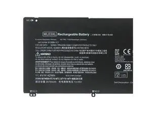 42Wh ML03XL battery for HP Spectre x2 Removable PC 12 42Wh ML03XL battery for HP Spectre x2 Removable PC 12
