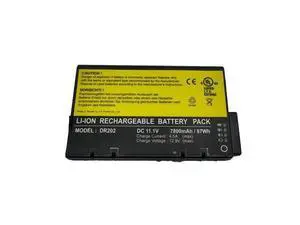 DR202 87Wh Rugged Laptop Battery for Getac X500/V100/V200/S400 - Replacement for BP-LP2900/33-01PI, BP-LC2600/32-01PI - 11.1V Li-ion Mil-Spec Battery (Compatible with M230, DR202i, ME202 Series) DR202 87Wh Rugged Laptop Battery for Getac X500/V100/V200/S400 - Replacement for BP-LP2900/33-01PI, BP-LC2600/32-01PI - 11.1V Li-ion Mil-Spec Battery (Compatible with M230, DR202i, ME202 Series)