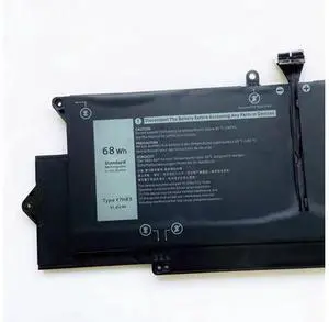 Premium Y7HR3 Replacement Battery for Dell Latitude 7410 / 7310 Chromebook Enterprise Series - 68Wh High Capacity (11.4V Li-ion) - Compatible with 35J09 JHT2H WY9MP XMV7T 4V5X2 Models Premium Y7HR3 Replacement Battery for Dell Latitude 7410 / 7310 Chromebook Enterprise Series - 68Wh High Capacity (11.4V Li-ion) - Compatible with 35J09 JHT2H WY9MP XMV7T 4V5X2 Models