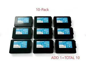 10-Pack Genuine BT-000318 4.2V 4620mAh 17.1Wh Li-ion Battery for Zebra TC55 TC70 TC72 TC75 TC7X Compatible with 82-171249-01 BTRY-TC70X-46MA1-01 Grade A Cells 10-Pack Genuine BT-000318 4.2V 4620mAh 17.1Wh Li-ion Battery for Zebra TC55 TC70 TC72 TC75 TC7X Compatible with 82-171249-01 BTRY-TC70X-46MA1-01 Grade A Cells