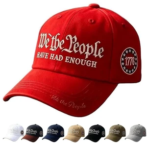 We The People Hat, We The People Have Had Enough Hat Patriotic Baseball Cap, Embroidered Hats Caps for Men Women We The People Hat, We The People Have Had Enough Hat Patriotic Baseball Cap, Embroidered Hats Caps for Men Women