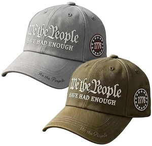 We The People Hat, We The People Have Had Enough Hat Patriotic Baseball Cap, Embroidered Hats Caps for Men Women We The People Hat, We The People Have Had Enough Hat Patriotic Baseball Cap, Embroidered Hats Caps for Men Women