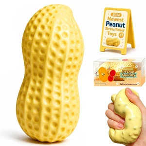 Crunchy Peanut Squishy Asmr Bead Filled, Slow Rising Squeeze (Peanut A) Crunchy Peanut Squishy Asmr Bead Filled, Slow Rising Squeeze (Peanut A)