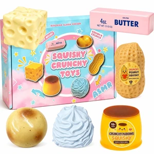 6 Pack Crunchy Squishy Box Slow Crunchy Squishies Mystery Fun Set 6 Pack Crunchy Squishy Box Slow Crunchy Squishies Mystery Fun Set