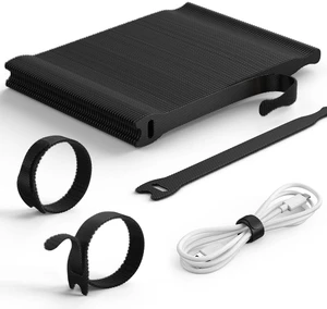 100Pack Reusable Cable Ties, 6-Inch Nylon Hook Loop Straps 100Pack Reusable Cable Ties, 6-Inch Nylon Hook Loop Straps
