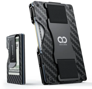 Upgraded Hinge Minimalist Wallet for Men, RFID Blocking Wallets Upgraded Hinge Minimalist Wallet for Men, RFID Blocking Wallets