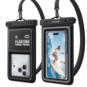 IP68 Floating Waterproof Phone Pouch, 2 Pack Waterproof Phone Case IP68 Floating Waterproof Phone Pouch, 2 Pack Waterproof Phone Case