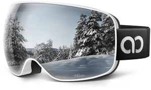 Ski Goggles with 3X Anti-Fog - 100% UV Protection, OTG, Gifts for Skiing, Snowboard, Snowmobile, Men, Women Ski Goggles with 3X Anti-Fog - 100% UV Protection, OTG, Gifts for Skiing, Snowboard, Snowmobile, Men, Women