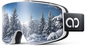 Ski Goggles with 3X Anti-Fog - 100% UV Protection, OTG, Gifts for Skiing, Snowboard, Snowmobile, Men, Women Ski Goggles with 3X Anti-Fog - 100% UV Protection, OTG, Gifts for Skiing, Snowboard, Snowmobile, Men, Women