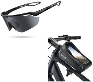 Bike Frame Bag Waterproof + Polarized Sports Sunglasses Bike Frame Bag Waterproof + Polarized Sports Sunglasses