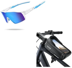 Bike Frame Bag Waterproof + Kids Polarized Sport Sunglasses Bike Frame Bag Waterproof + Kids Polarized Sport Sunglasses