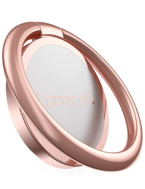 Rose Gold Cell Phone Ring Holder, Universal Adhesive Finger Grip Rose Gold Cell Phone Ring Holder, Universal Adhesive Finger Grip