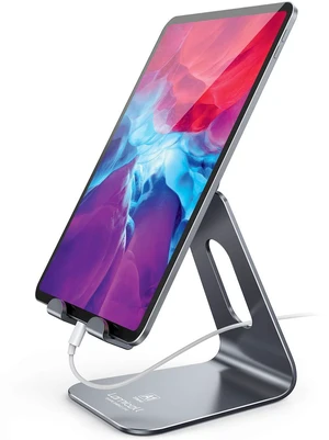 Tablet Stand Holder for Desk - Adjustable Stand for 4-13" Tablets Tablet Stand Holder for Desk - Adjustable Stand for 4-13" Tablets