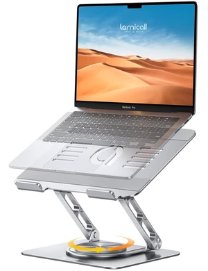 Adjustable Laptop Stand for Desk 360° Rotating Base for 10-17.3'' Adjustable Laptop Stand for Desk 360° Rotating Base for 10-17.3''