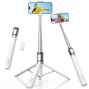 65" Tripod for iPhone 0.77lb Selfie Stick with Remote & Cold Shoe 65" Tripod for iPhone 0.77lb Selfie Stick with Remote & Cold Shoe