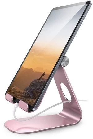 iPad Stand Adjustable Tablet Holder, Sturdy Aluminum, Multi-Angle iPad Stand Adjustable Tablet Holder, Sturdy Aluminum, Multi-Angle