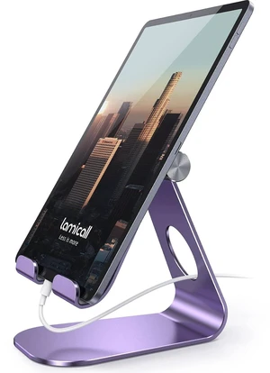 iPad Stand Adjustable Tablet Holder, Sturdy Aluminum, Multi-Angle iPad Stand Adjustable Tablet Holder, Sturdy Aluminum, Multi-Angle