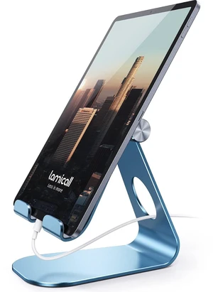 iPad Stand Adjustable Tablet Holder, Sturdy Aluminum, Multi-Angle iPad Stand Adjustable Tablet Holder, Sturdy Aluminum, Multi-Angle