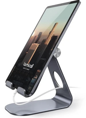 iPad Stand Adjustable Tablet Holder, Sturdy Aluminum, Multi-Angle iPad Stand Adjustable Tablet Holder, Sturdy Aluminum, Multi-Angle