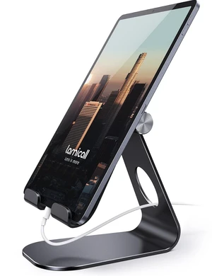 iPad Stand Adjustable Tablet Holder, Sturdy Aluminum, Multi-Angle iPad Stand Adjustable Tablet Holder, Sturdy Aluminum, Multi-Angle