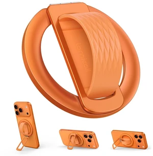 Cosmic Orange Silicone Finger Loop Magnetic Phone Grip for MagSafe Cosmic Orange Silicone Finger Loop Magnetic Phone Grip for MagSafe