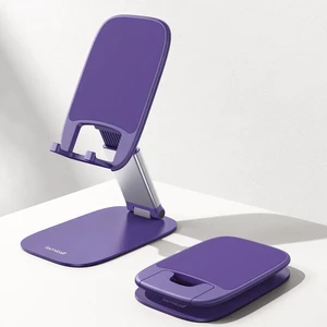 Ultra-Thin Phone Holder for Desk, Purple Office Desk Accessories Ultra-Thin Phone Holder for Desk, Purple Office Desk Accessories